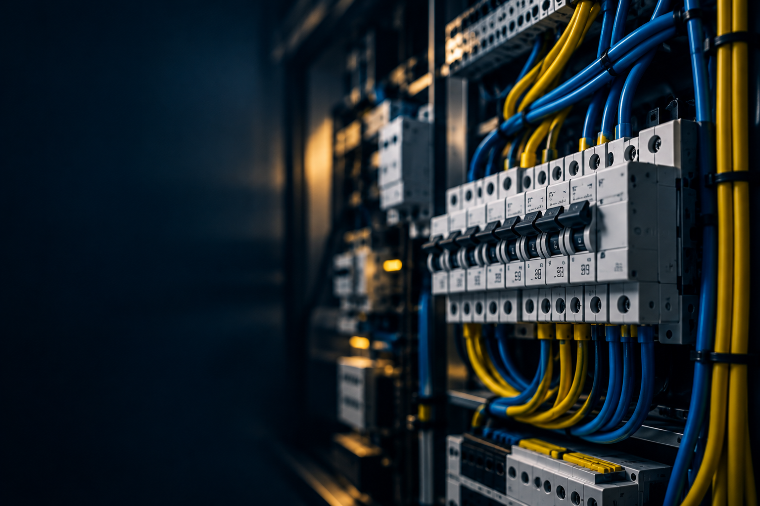 Electrical distribution board and wiring